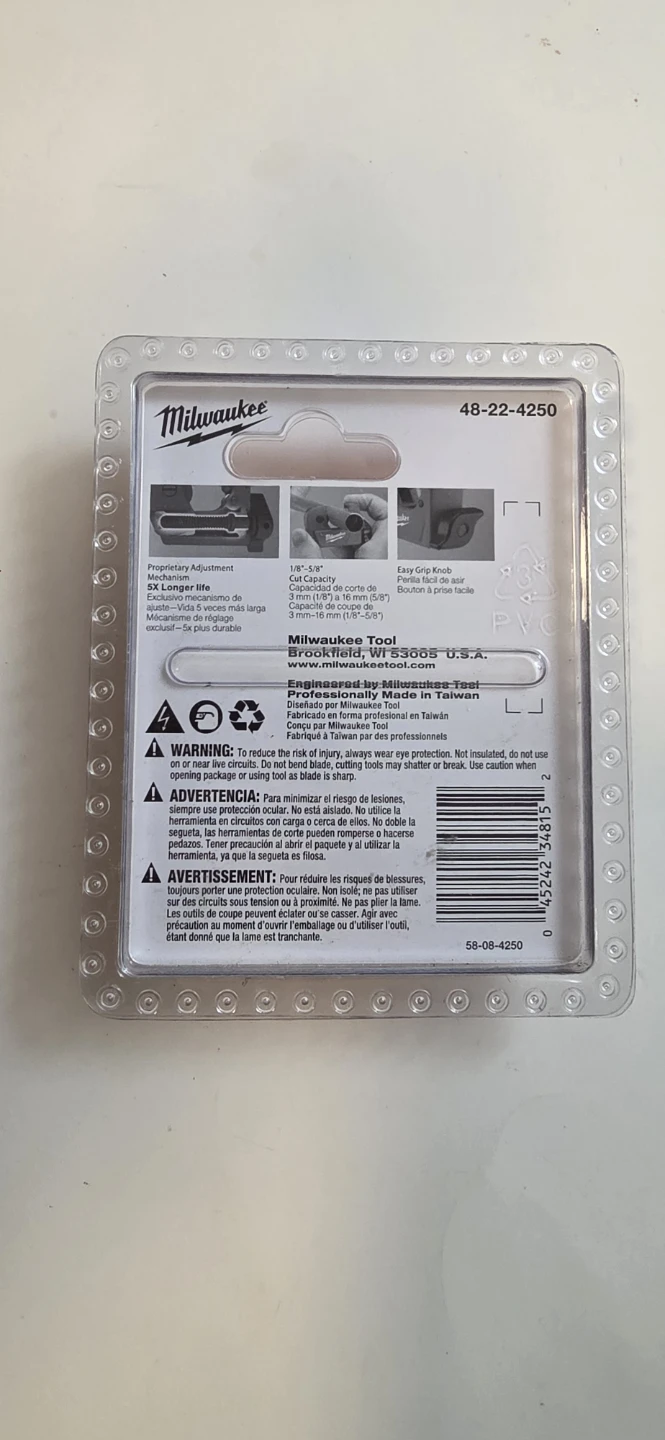 Milwaukee 48-22-4250 1/2" Mini Copper Tubing Cutter - photo 2