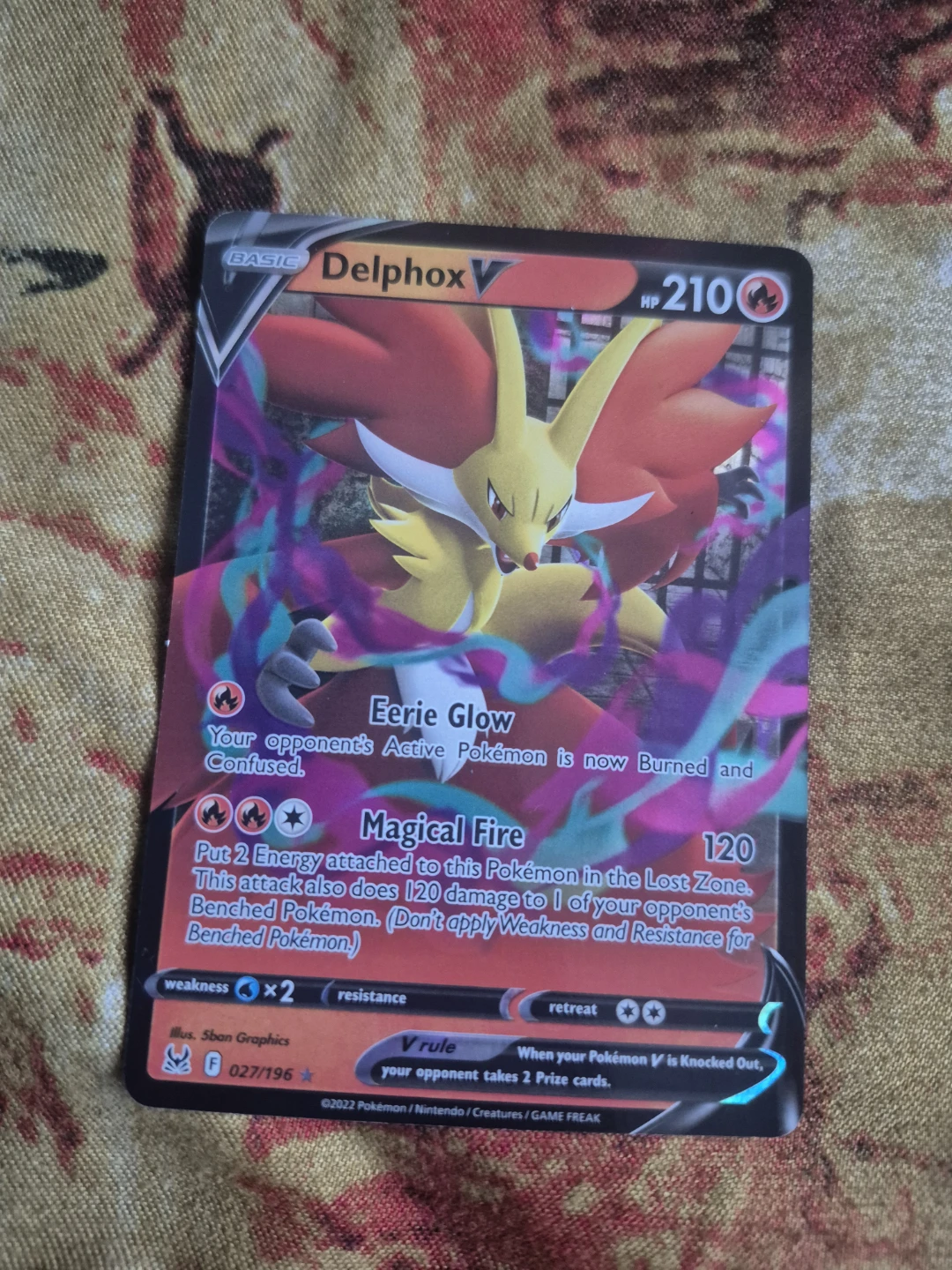 Pokemon TCG Cards - Delphox V & Charizard - photo 4