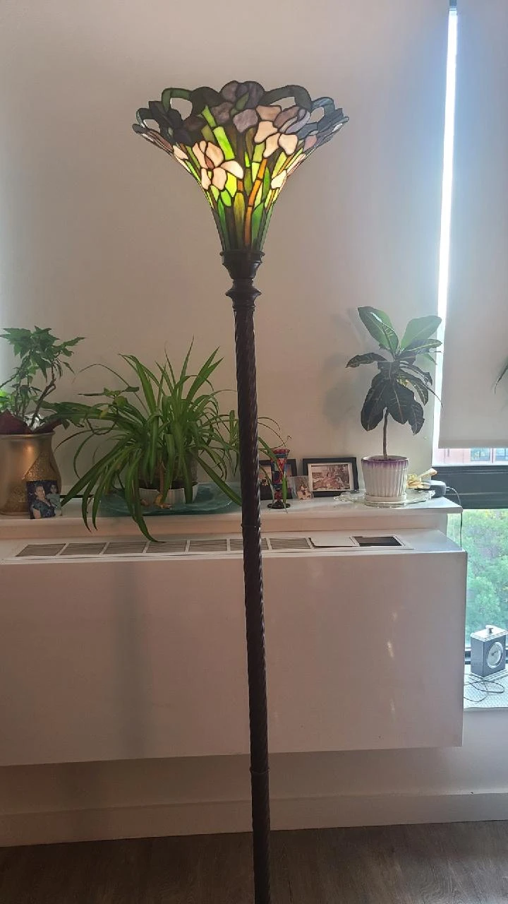 Tiffany Style Stained Glass Floor Lamp