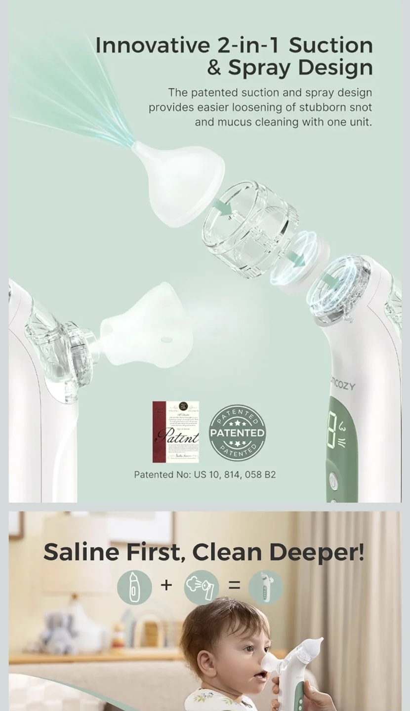 New Momcozy BreezyClear™ Spray and Suction 2-in-1 Electric - photo 4