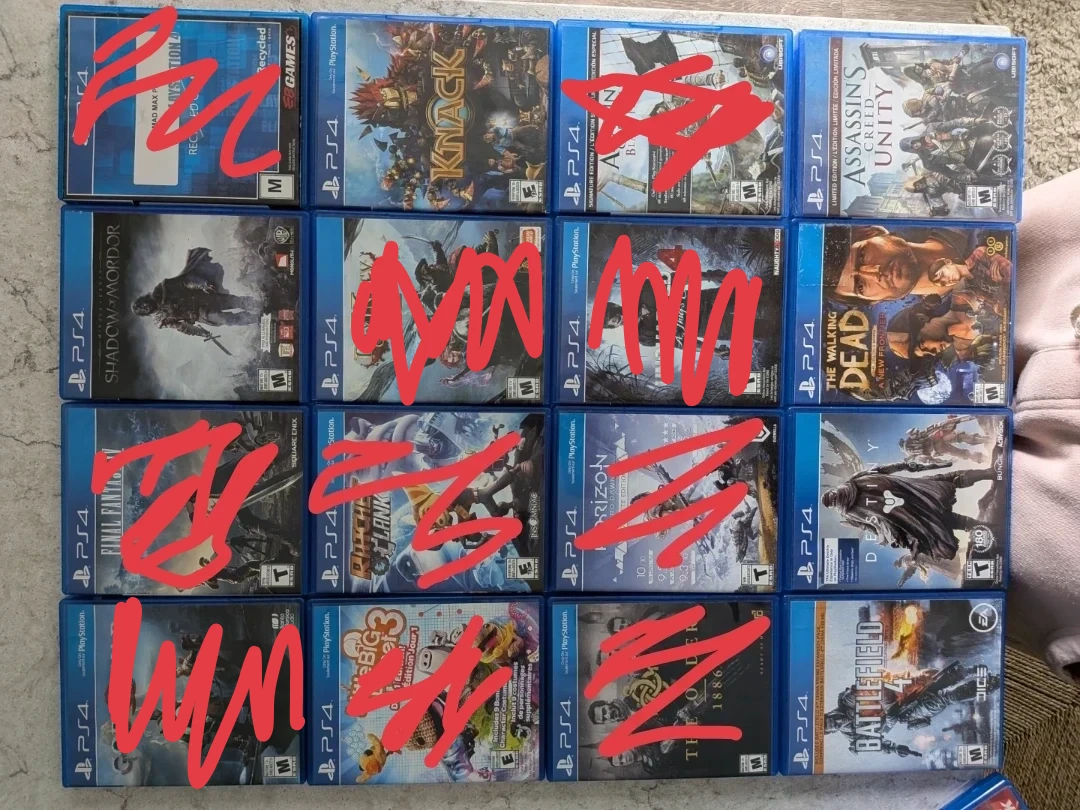 PlayStation 4 Video Games $5-$10