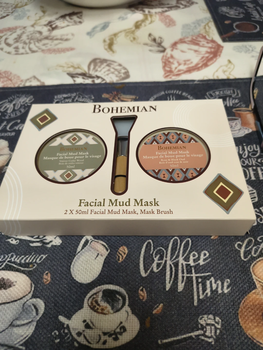 Bohemian Facial Mud Mask Set with Brush
