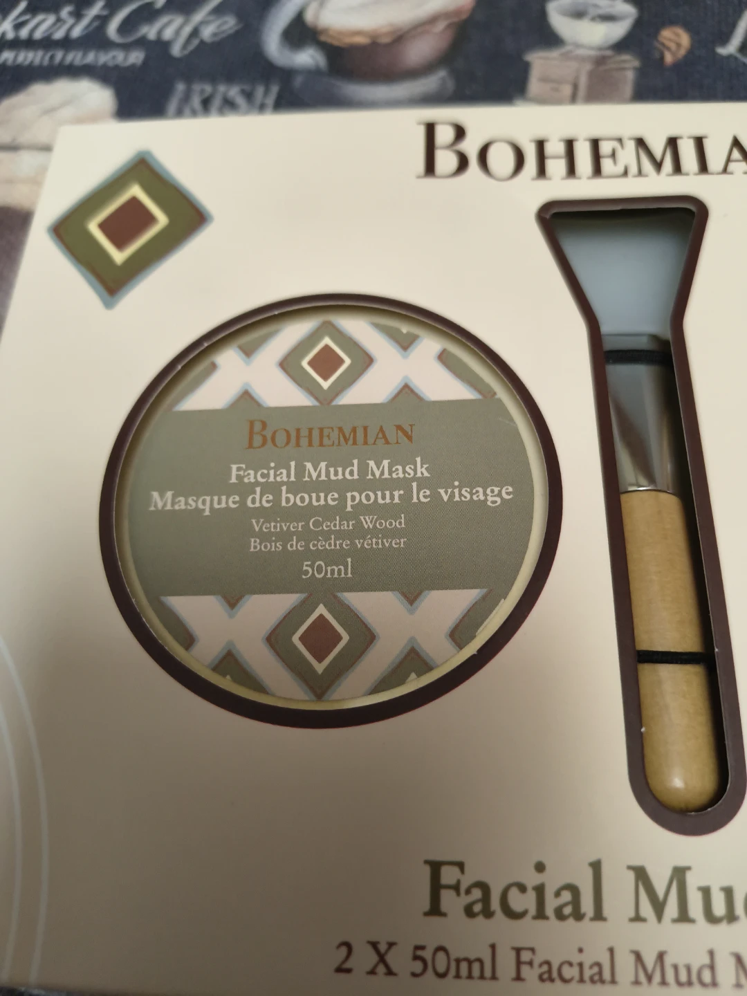 Bohemian Facial Mud Mask Set with Brush - photo 2