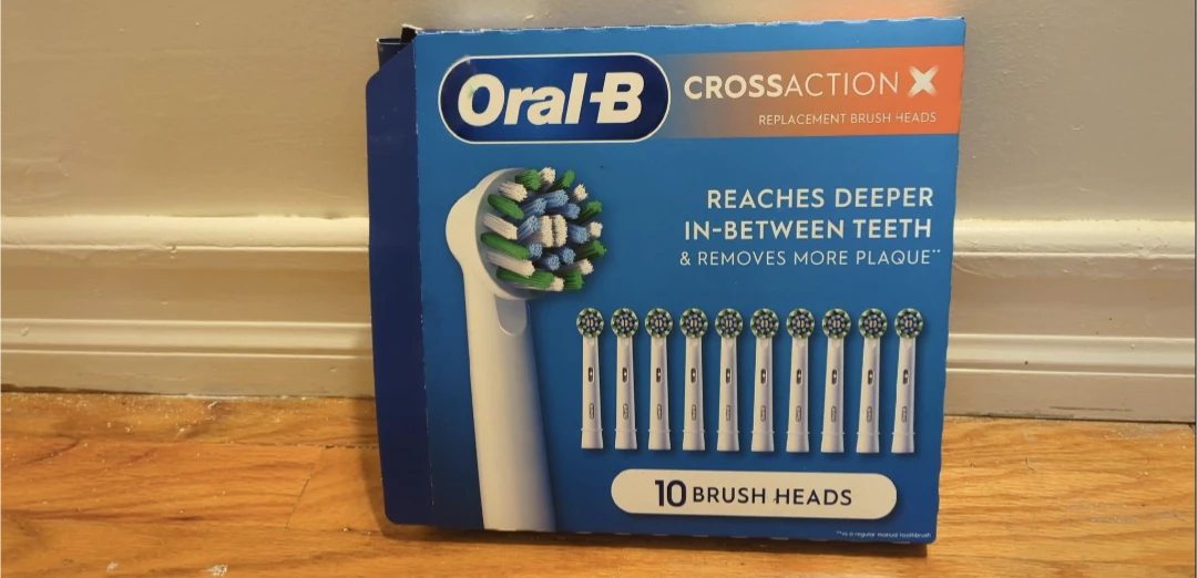 Oral-B CrossAction Replacement Brush Heads - 9 Pack