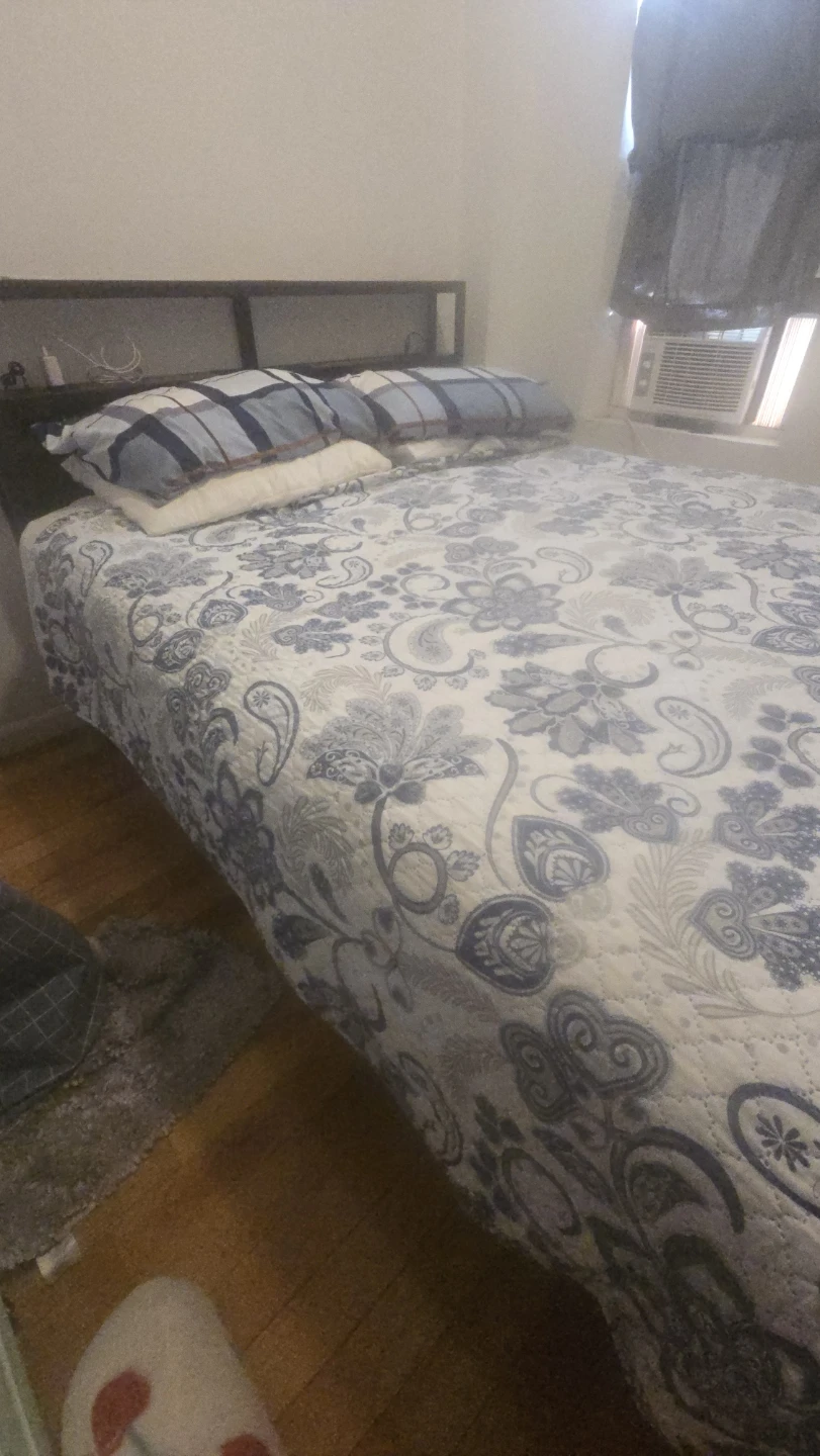 Headboard with Storage and LED Lights