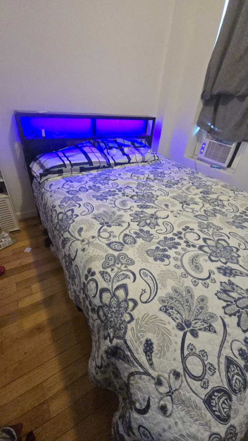 Headboard with Storage and LED Lights - photo 4