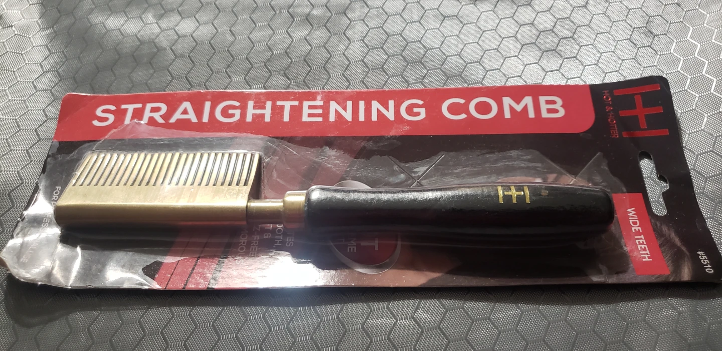 Hot & Hotter Straightening Comb - Wide Teeth