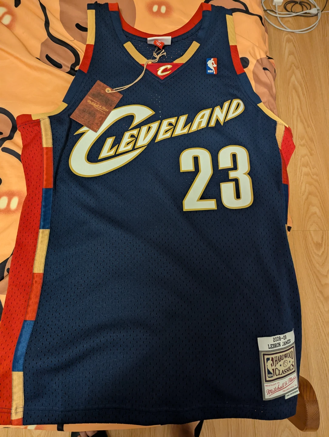 Authentic LeBron James Vintage Cavalier Jersey