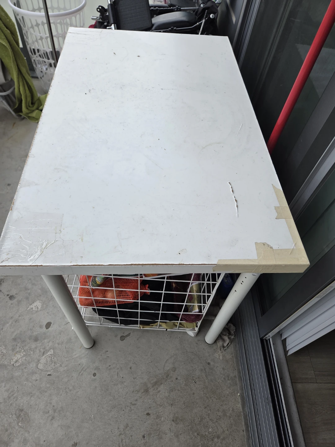 White table