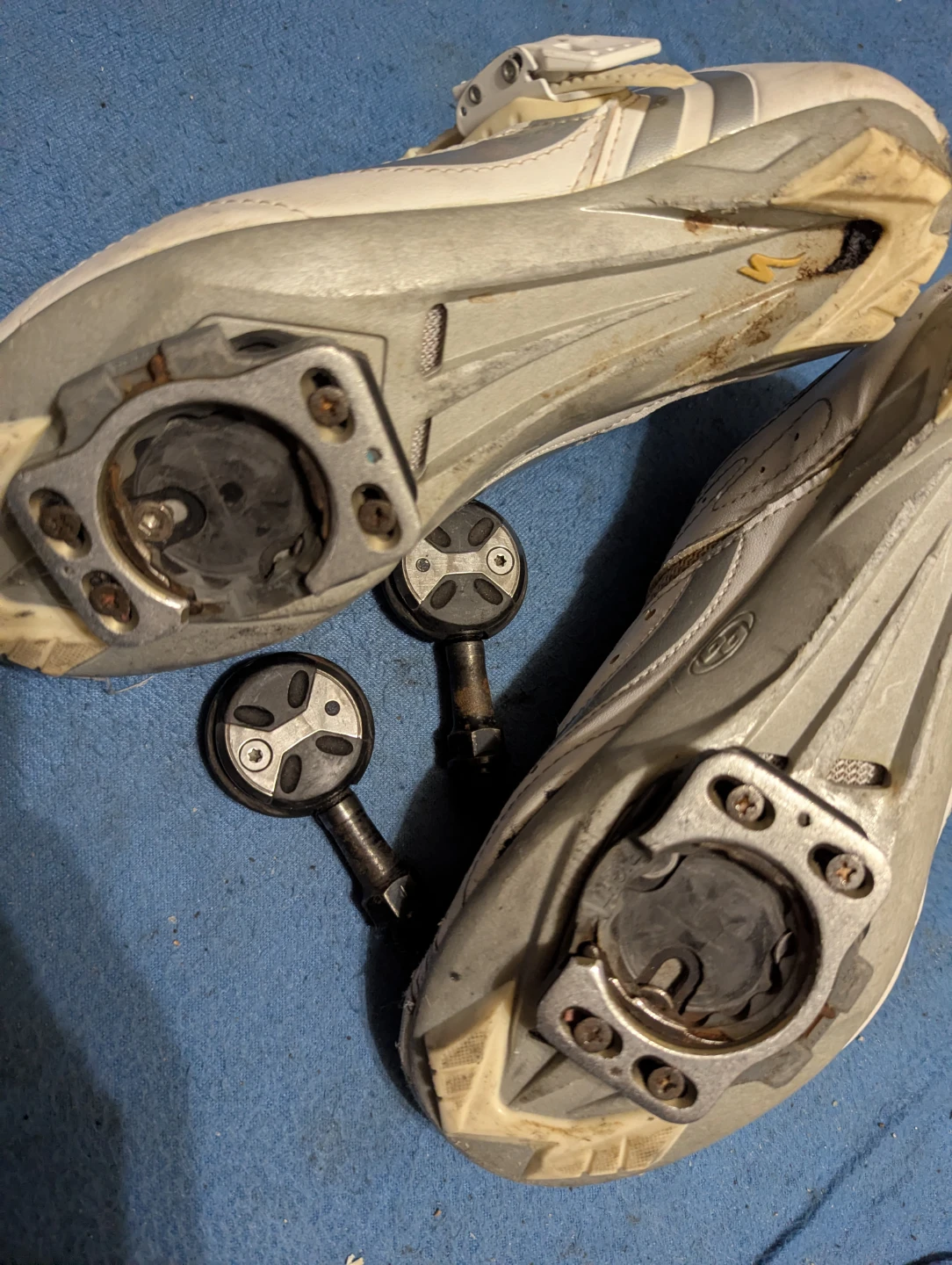 Speedplay pedals with cleats