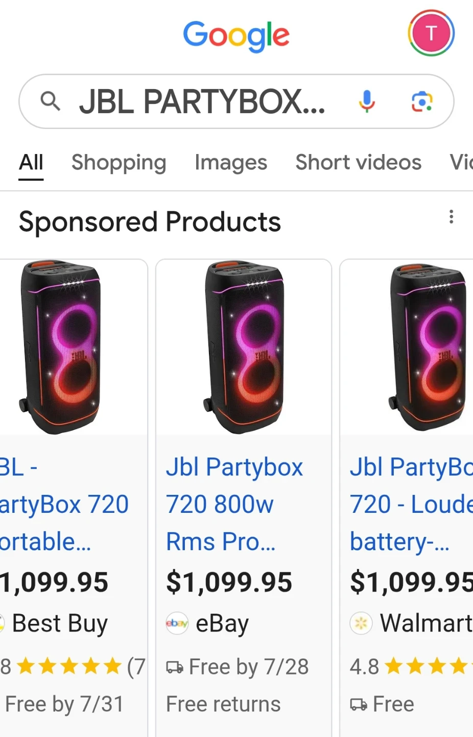 JBL PartyBox 720 Portable Speaker" FIRM ON the PRICE " - photo 5