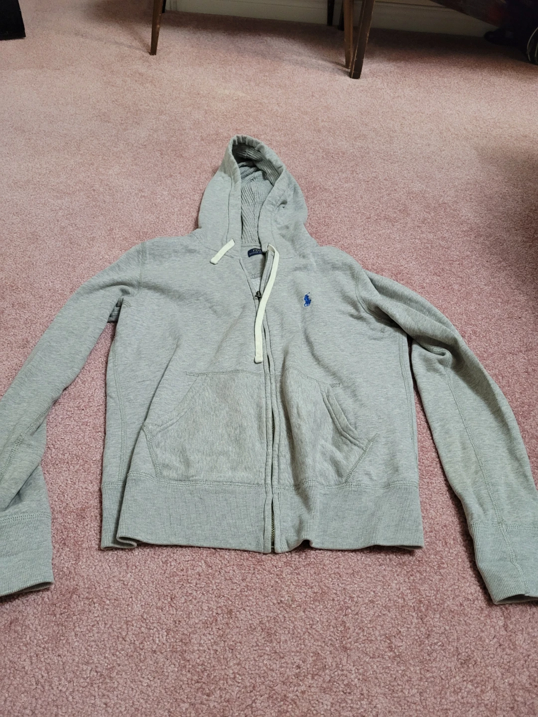 Polo Ralph Lauren Grey Zip-Up Hoodie - photo 2
