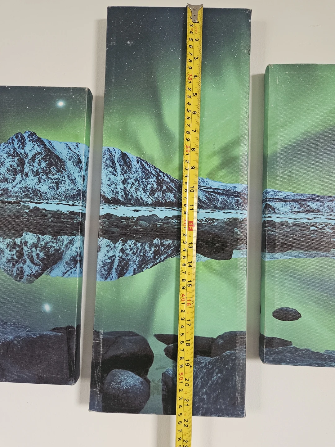 Northern Lights Canvas Wall Art Set - photo 3