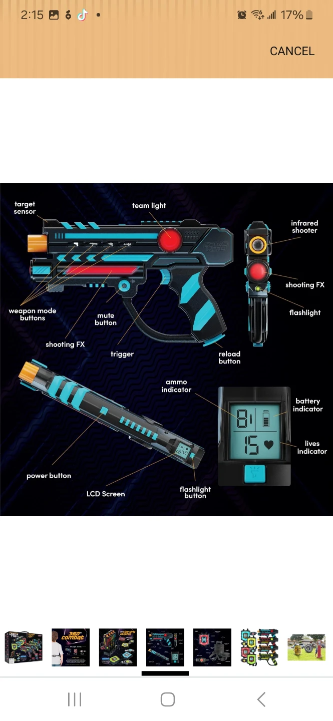 Squad Hero Battle Action Laser Tag 2.0 Set - photo 5