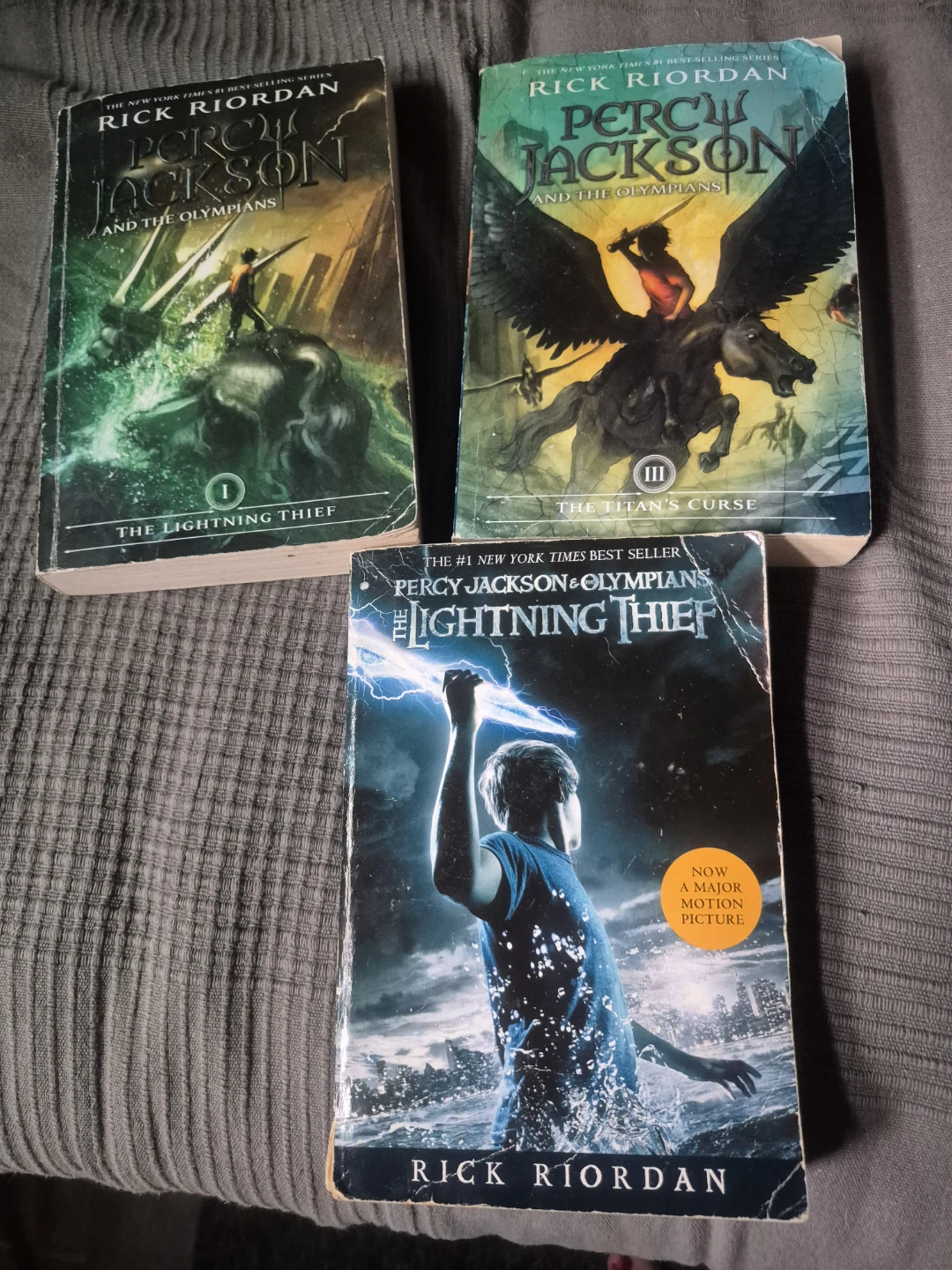 3 Percy Jackson & The Olympians Books