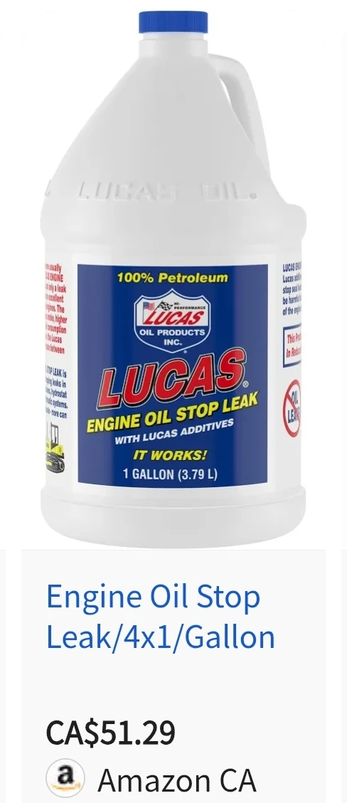 Lucas Oil Engine Oil Stop Leak 1 Gallon