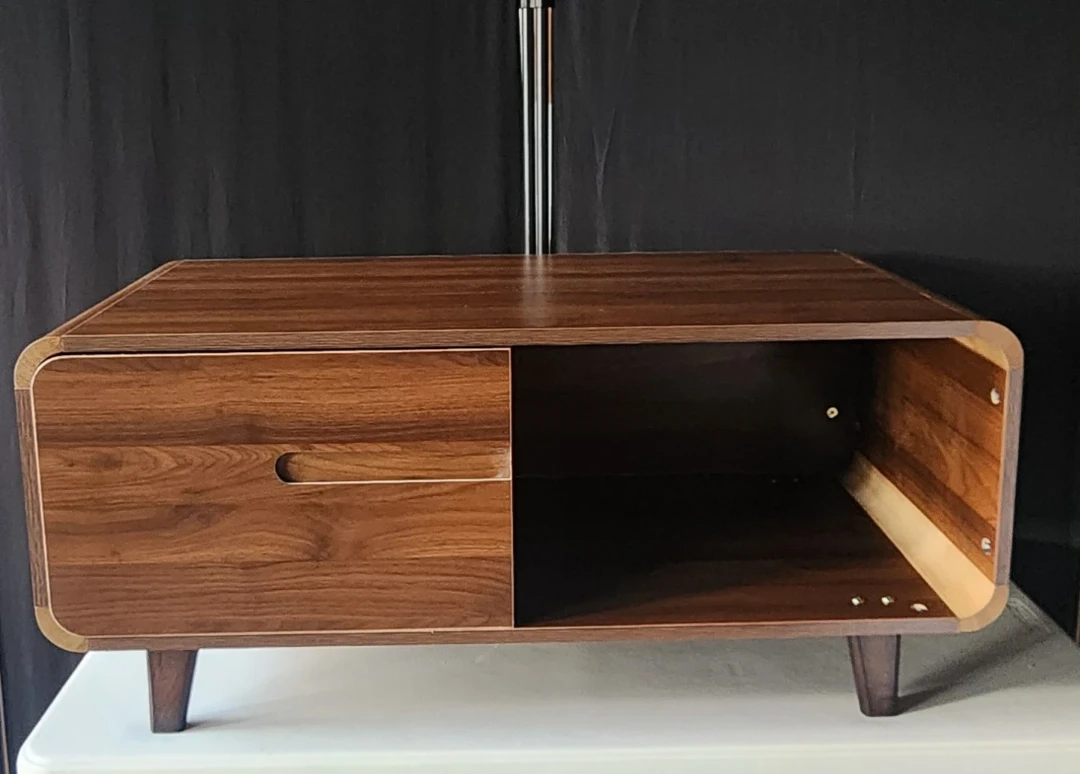 Modern Wooden Coffee Table with Storage - Brand New