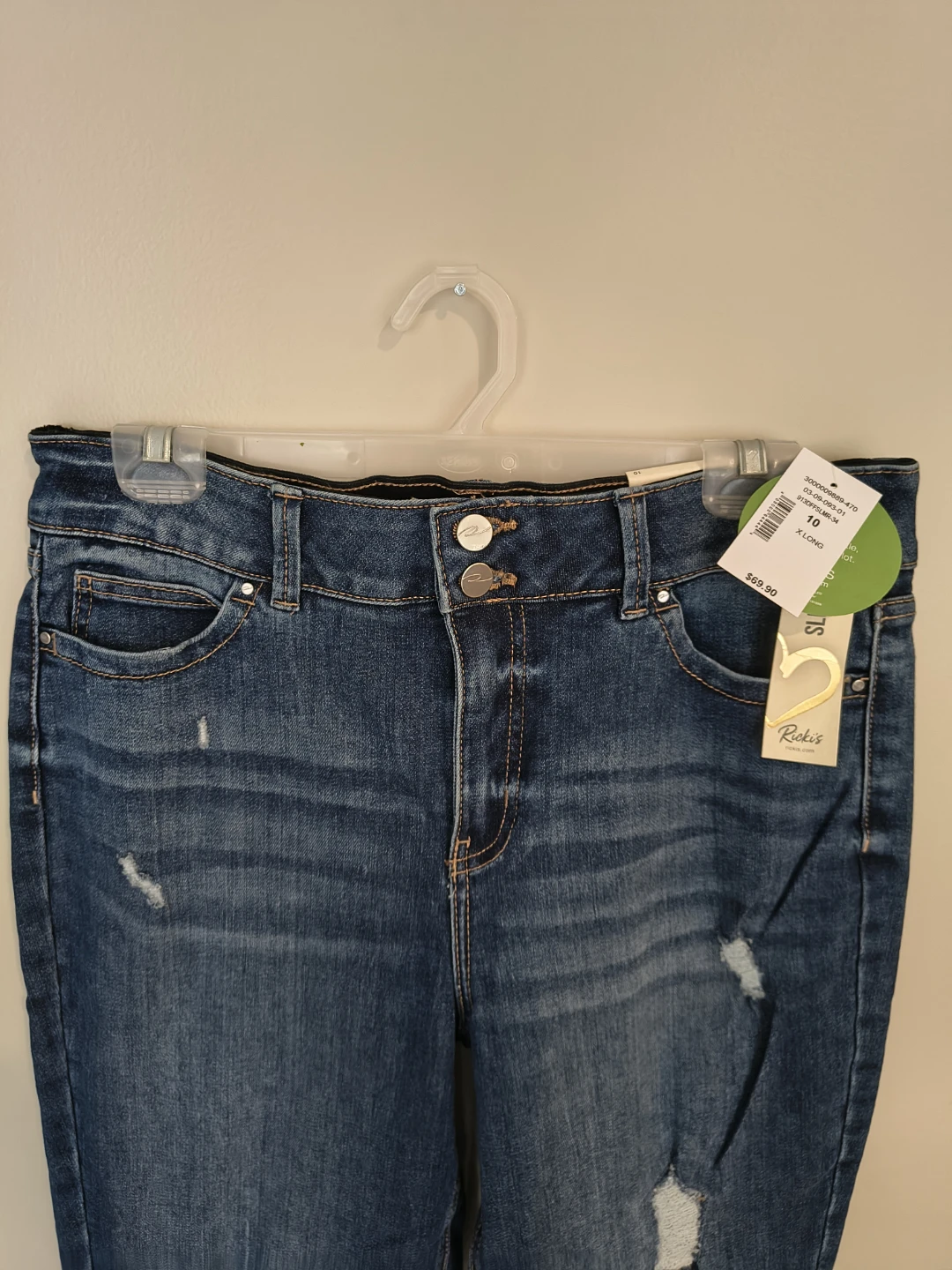 Rockis Women's Sylvie Slim Fit Long Capri's Size 10