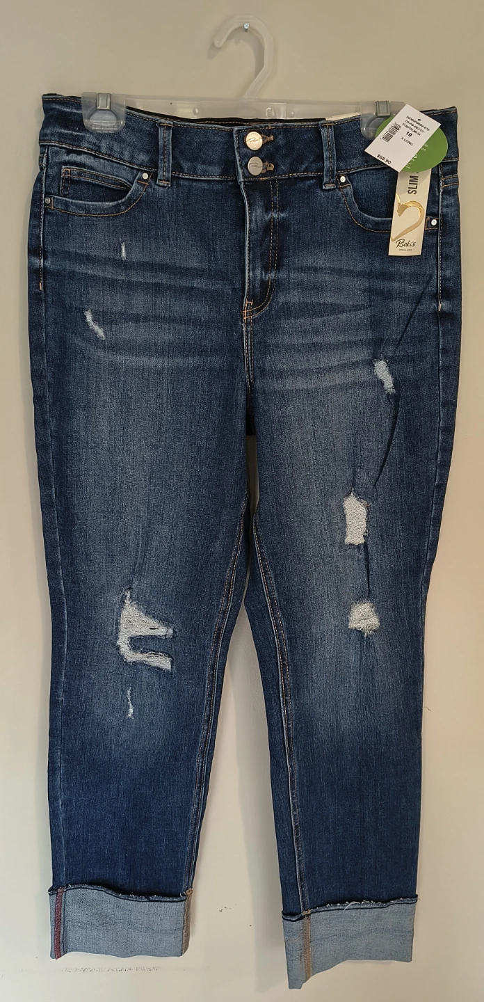 Rockis Women's Sylvie Slim Fit Long Capri's Size 10 - photo 2
