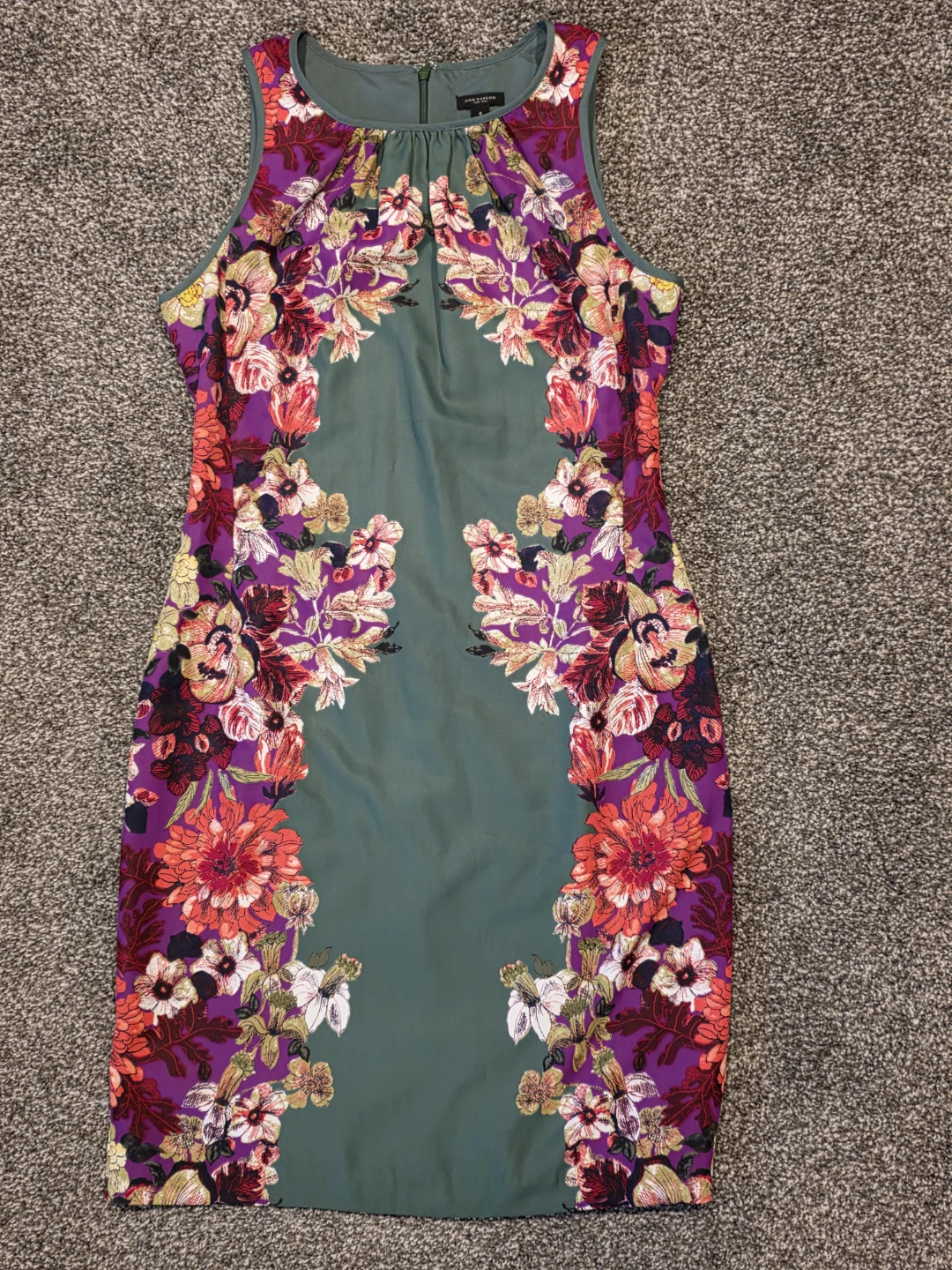 Ann Taylor Floral Sleeveless Sheath Dress
