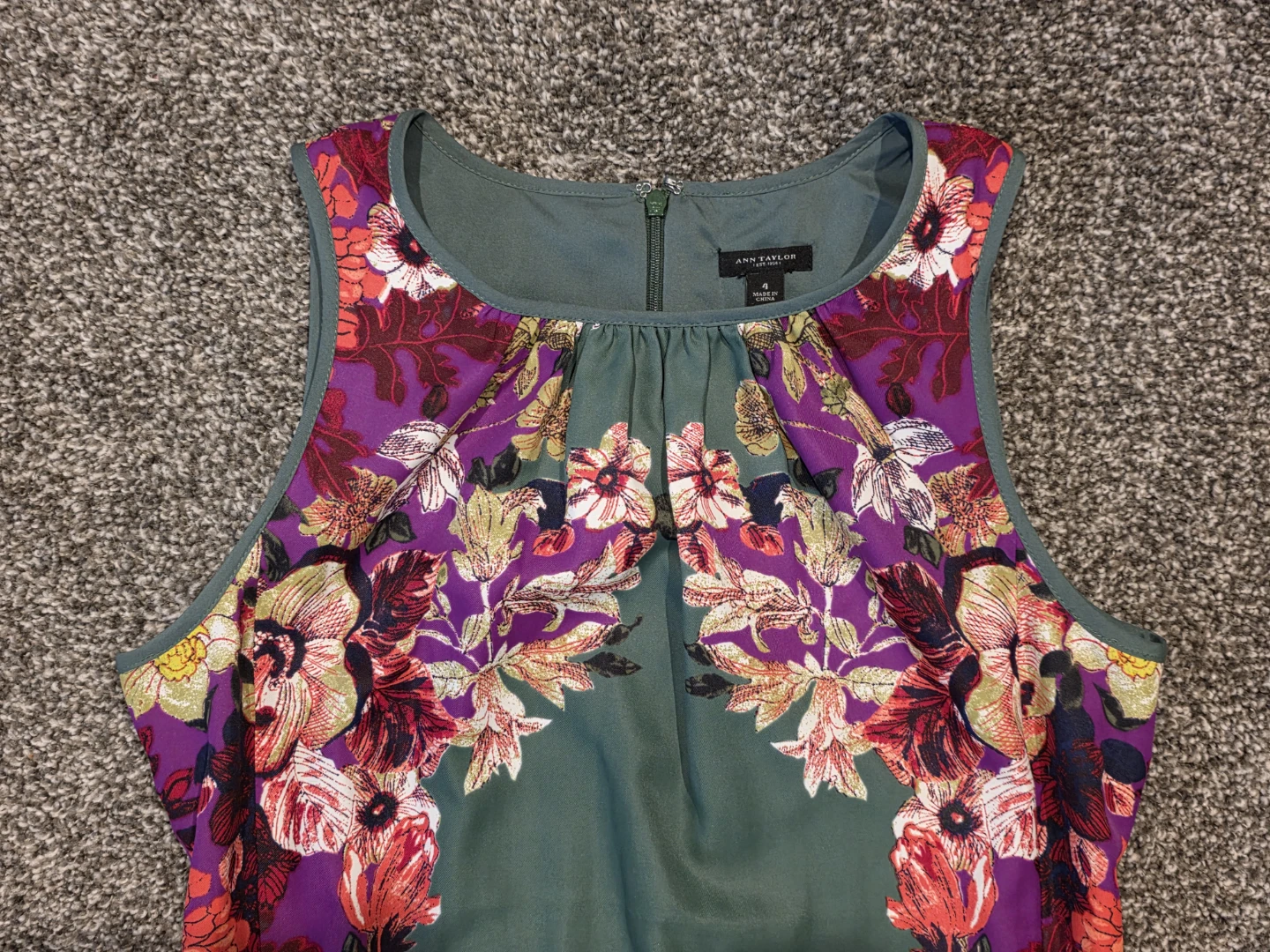Ann Taylor Floral Sleeveless Sheath Dress - photo 3