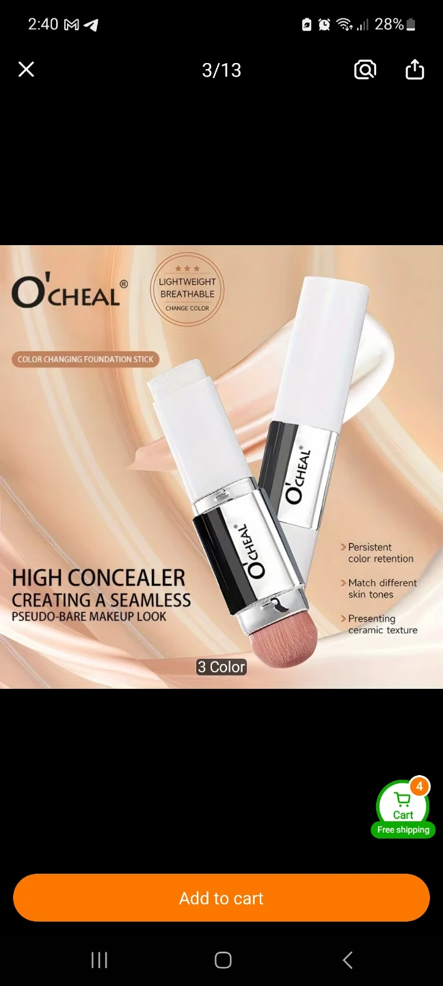 Colour changing foundation stick - photo 5
