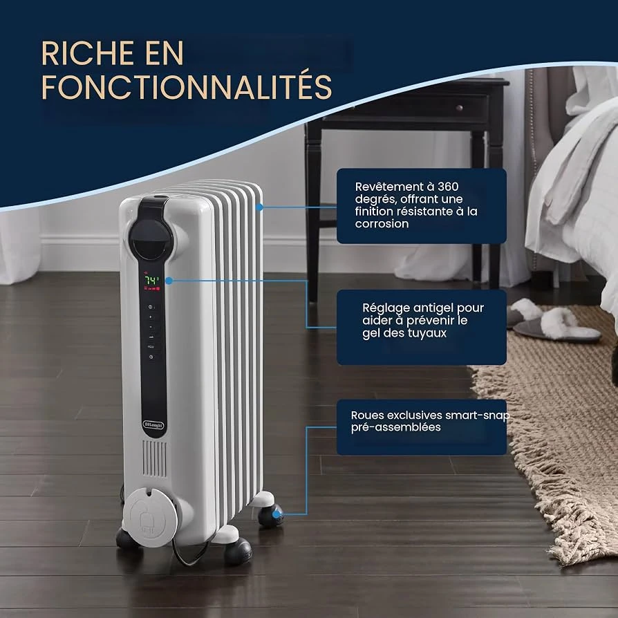De'Longhi Radiator Heater /Fan - Like New