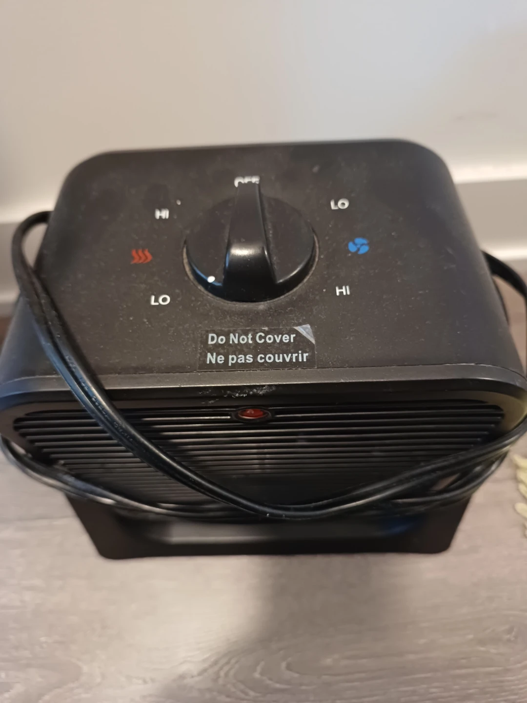 Black Electric Space Heater - photo 2