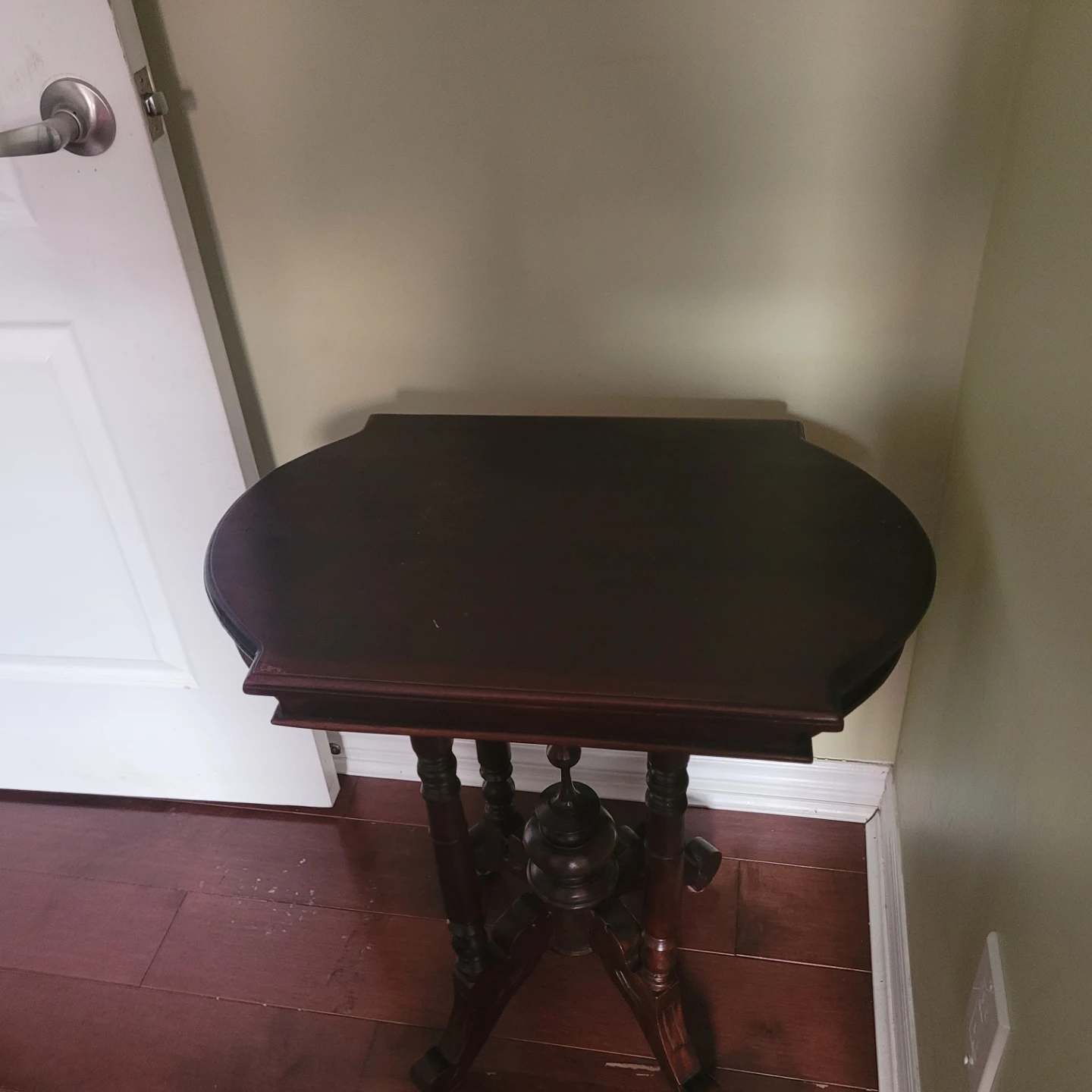 Dark Wood Accent Table