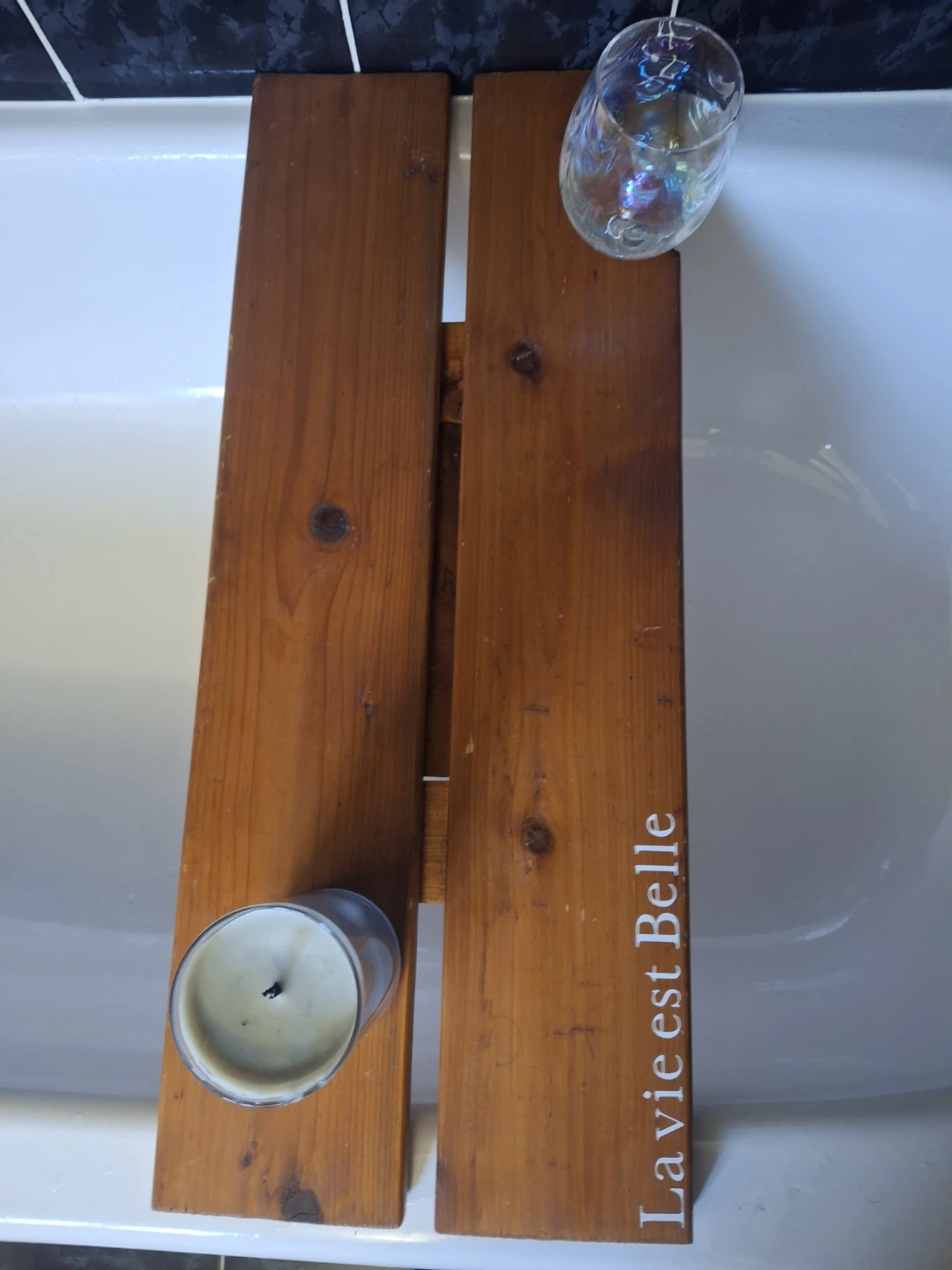 Wooden Bathtub Tray solid wood - photo 4