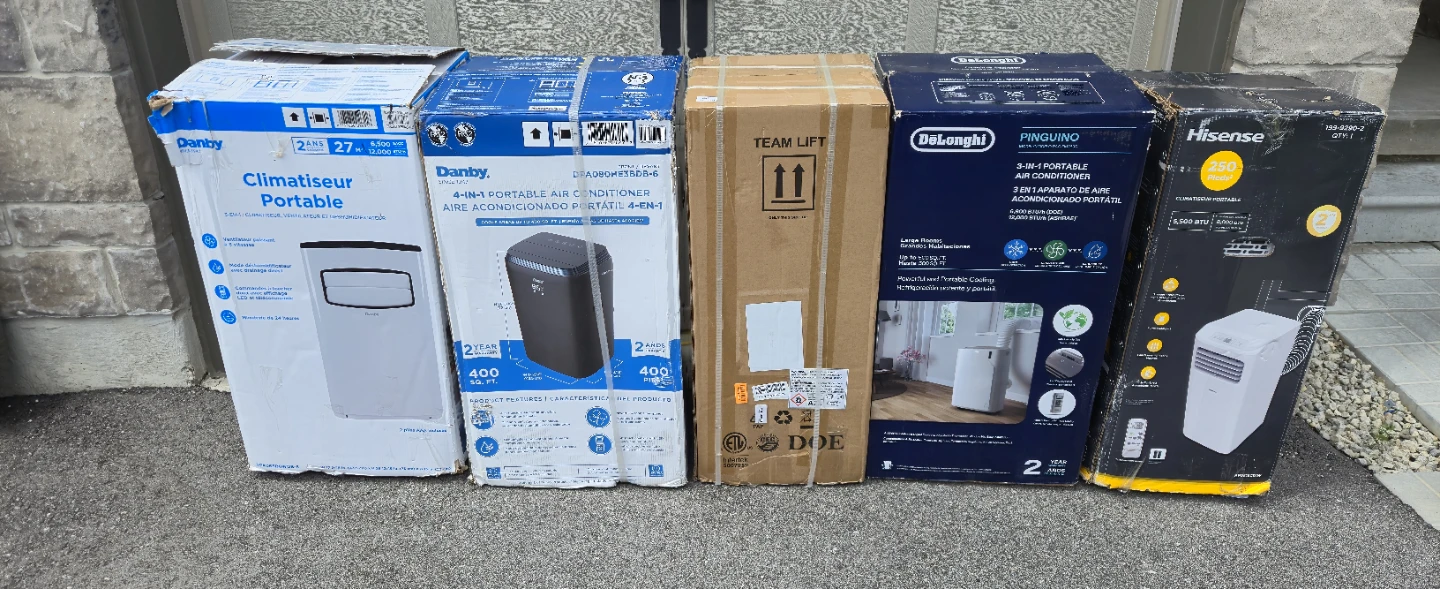 Brand New/Used Portable air Conditioners. Please read ad
