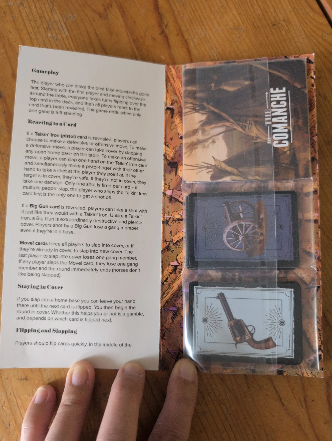 Slap .45 Mini Edition Western Card Game - photo 2