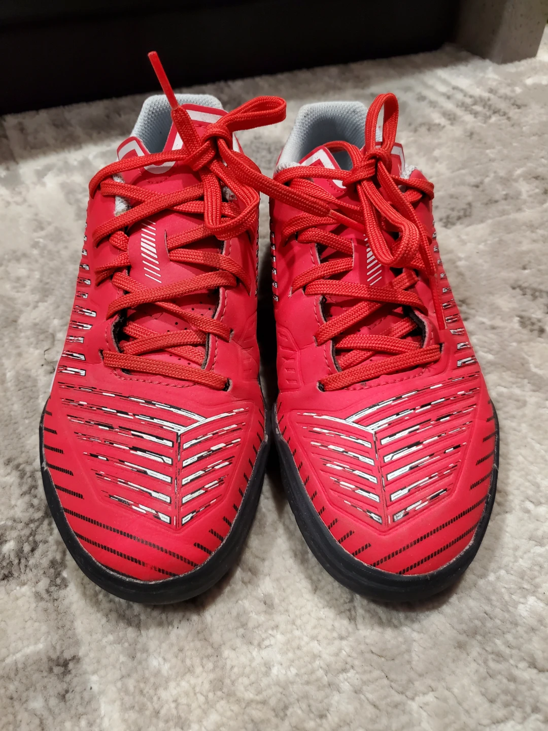 Decathlon Kipsta Ginka 500 Red/Black Kids Indoor Soccer Shoes - photo 2