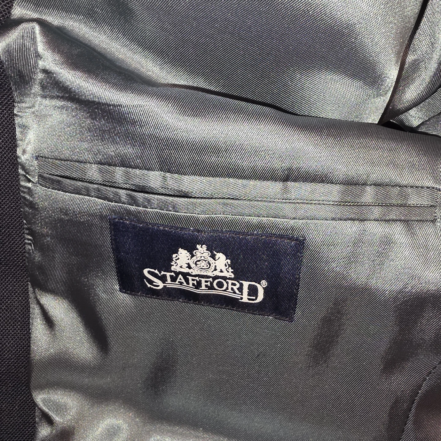 Stafford Navy Blue Blazer - Size 42R - photo 4