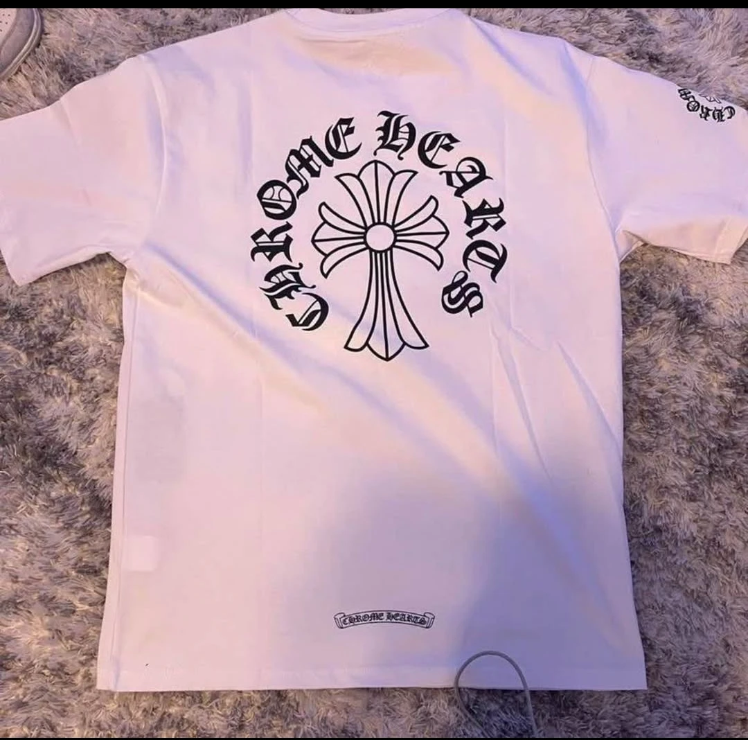 Bape x Chrome Hearts White T-Shirt - photo 2