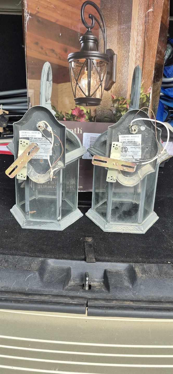 Allen + Roth Castine Wall Lantern Sconces (2-Pack) - photo 3
