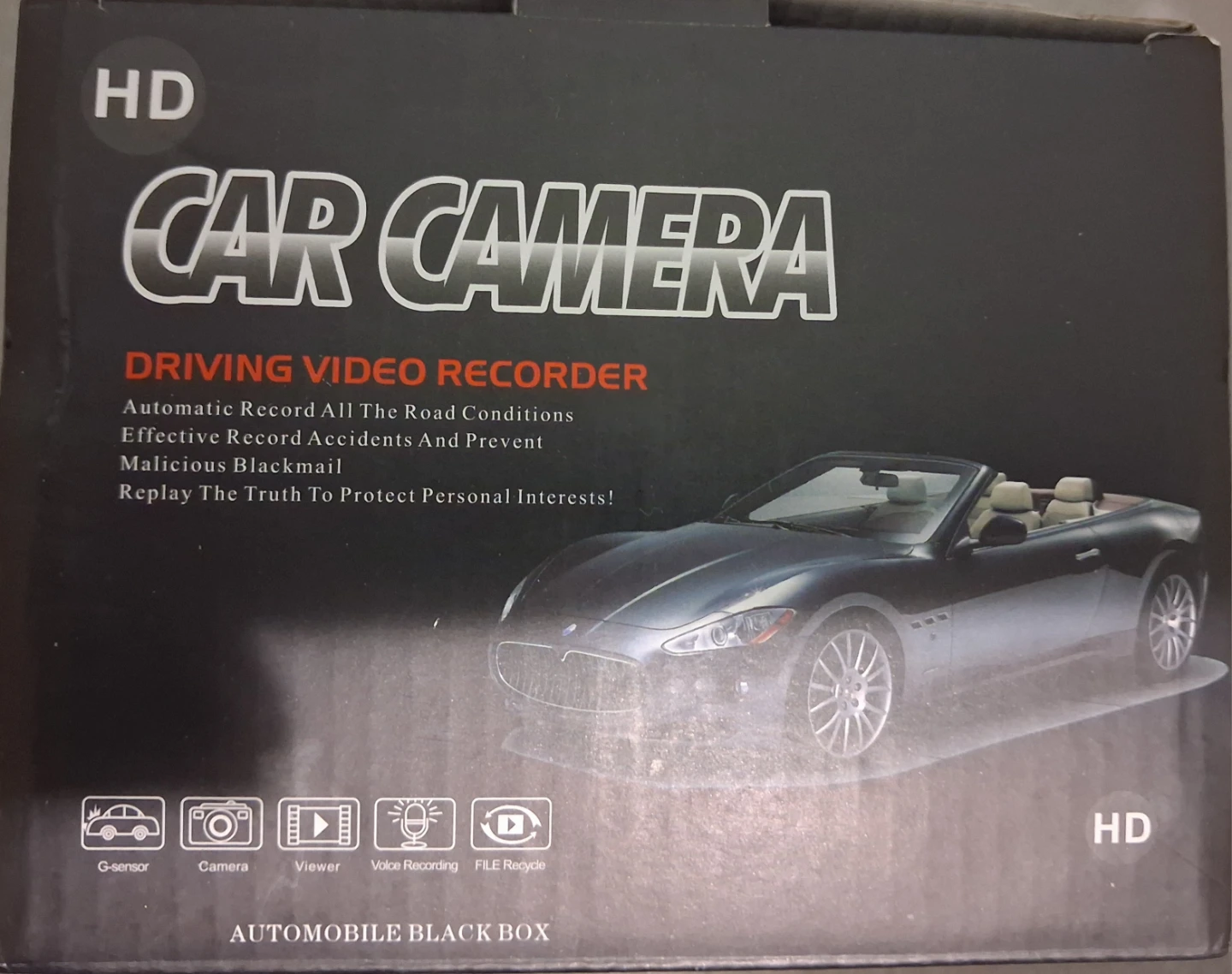HD Car Camera Driving Video Recorder