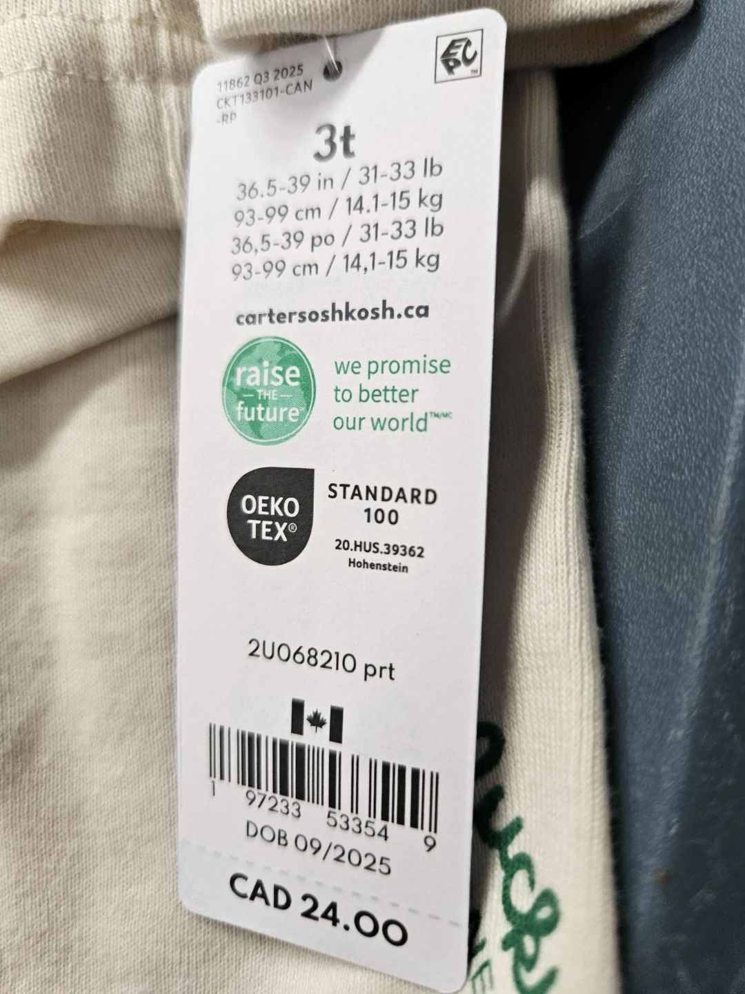Carter's OshKosh Pyjamas Size 3T - photo 2