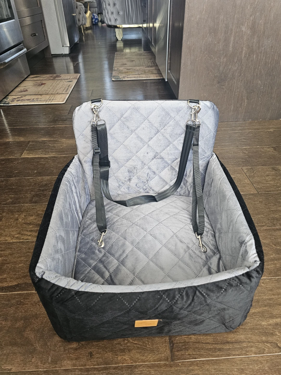Paws Sauvy Dog Car Booster Seat with Safety Strap, ... - photo 2