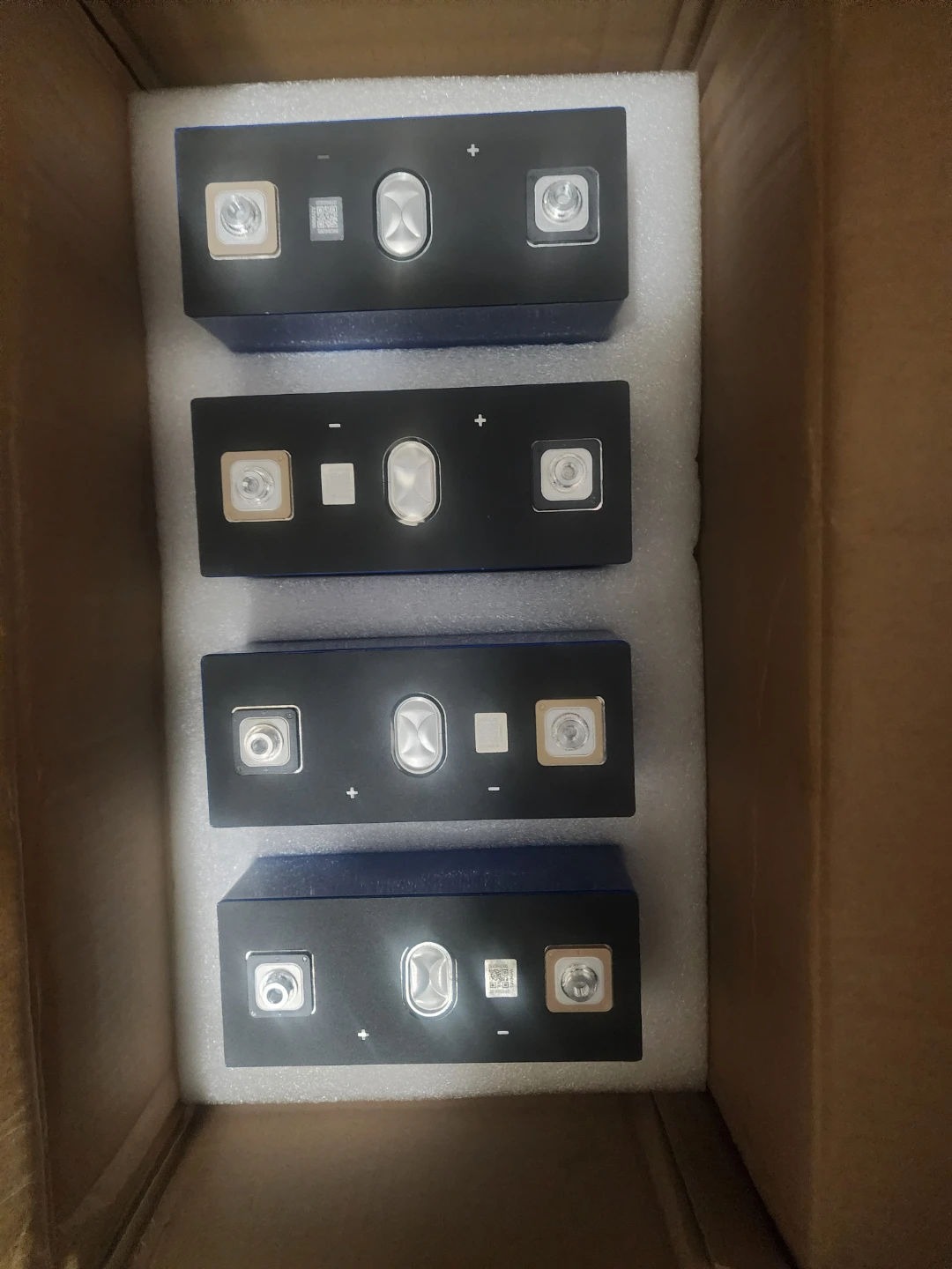 8 Lithium Iron Phosphate Batteries with Connectors