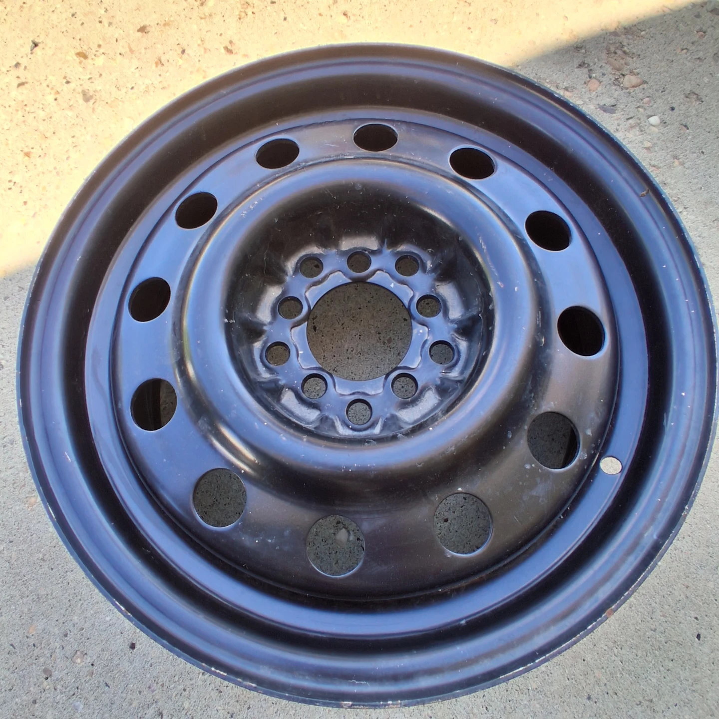 Black Steel Wheel Rim - photo 2