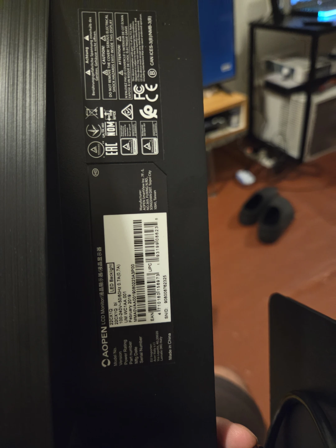 AOPEN 22CH1Q bi LED Monitor - photo 2