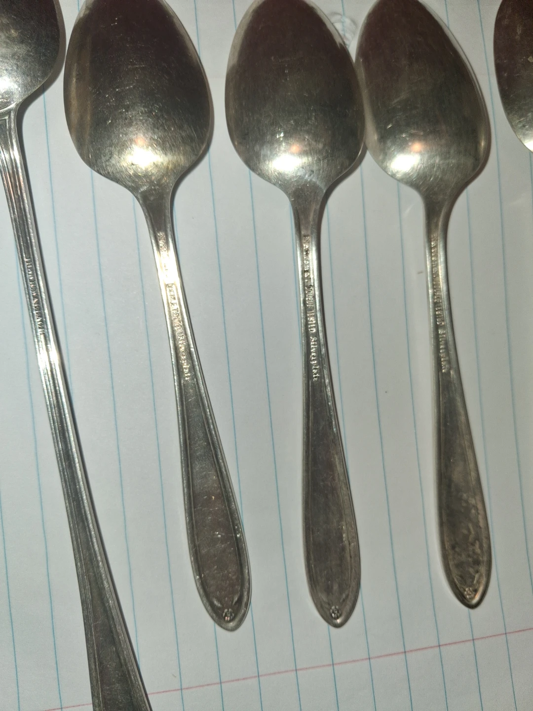 Set of 6 Silver Plated Spoons - photo 4