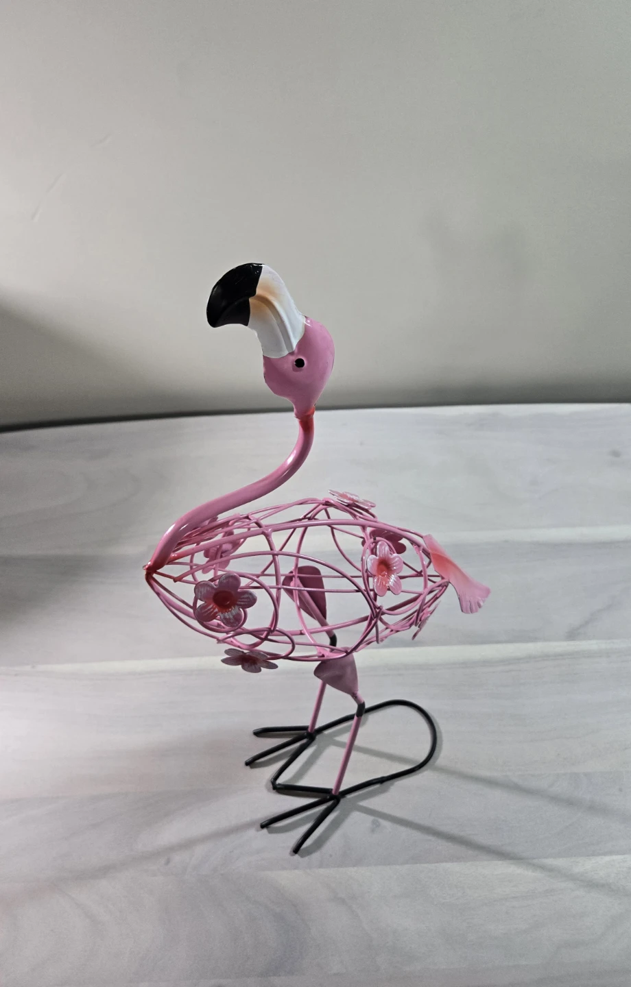 Pink Metal Flamingo Garden Decor - photo 2