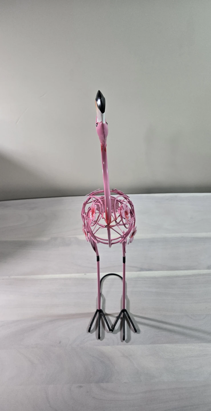 Pink Metal Flamingo Garden Decor - photo 4
