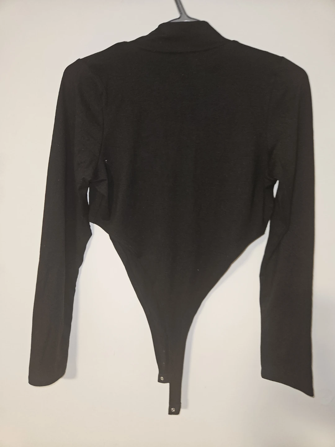 Fashion Nova Black Long Sleeve Bodysuit Medium - photo 2