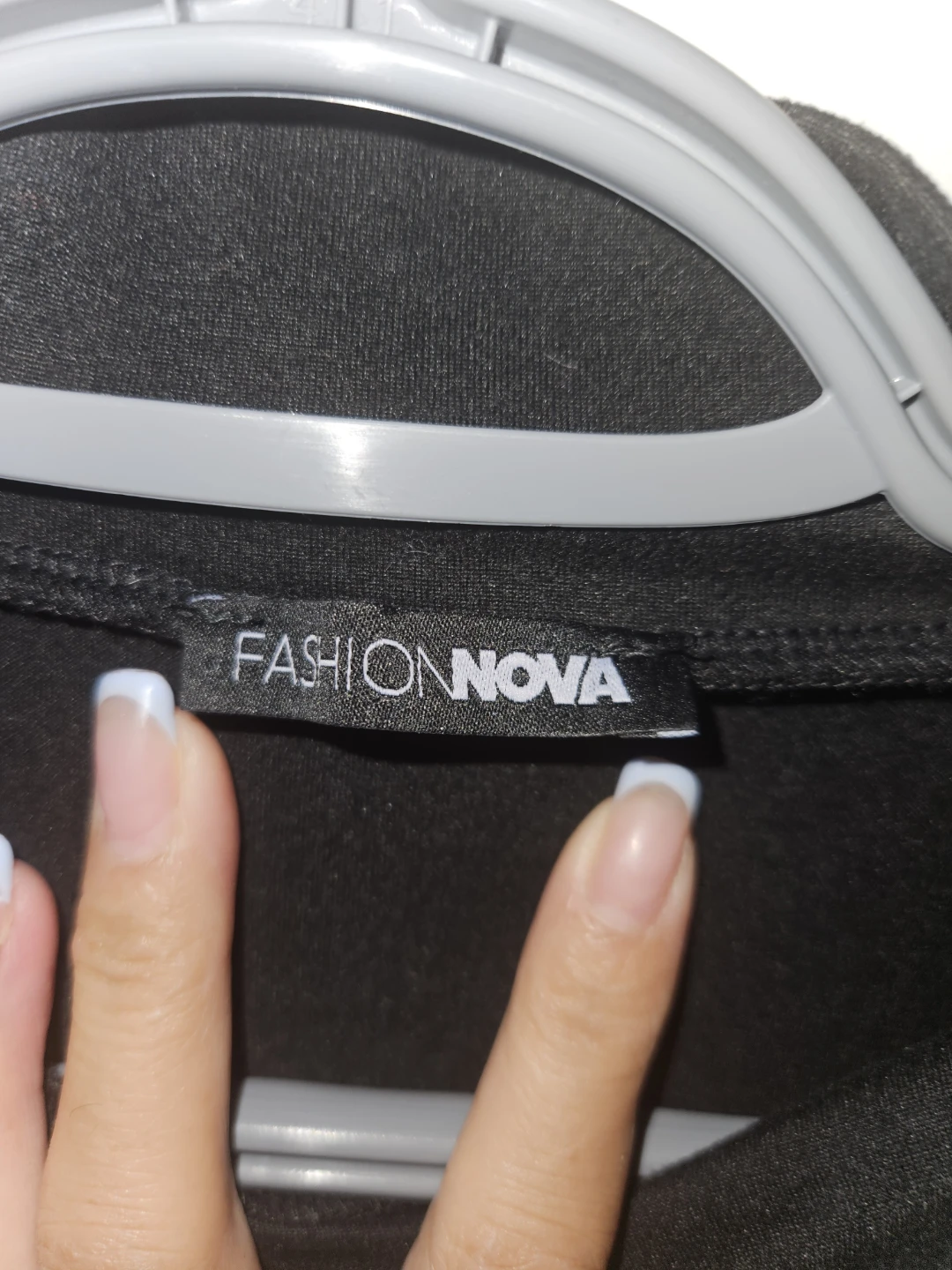 Fashion Nova Black Long Sleeve Bodysuit Medium - photo 3