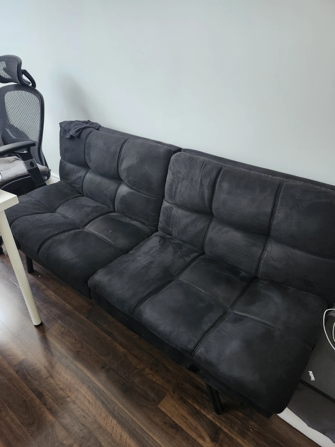 Black futon couch - photo 2