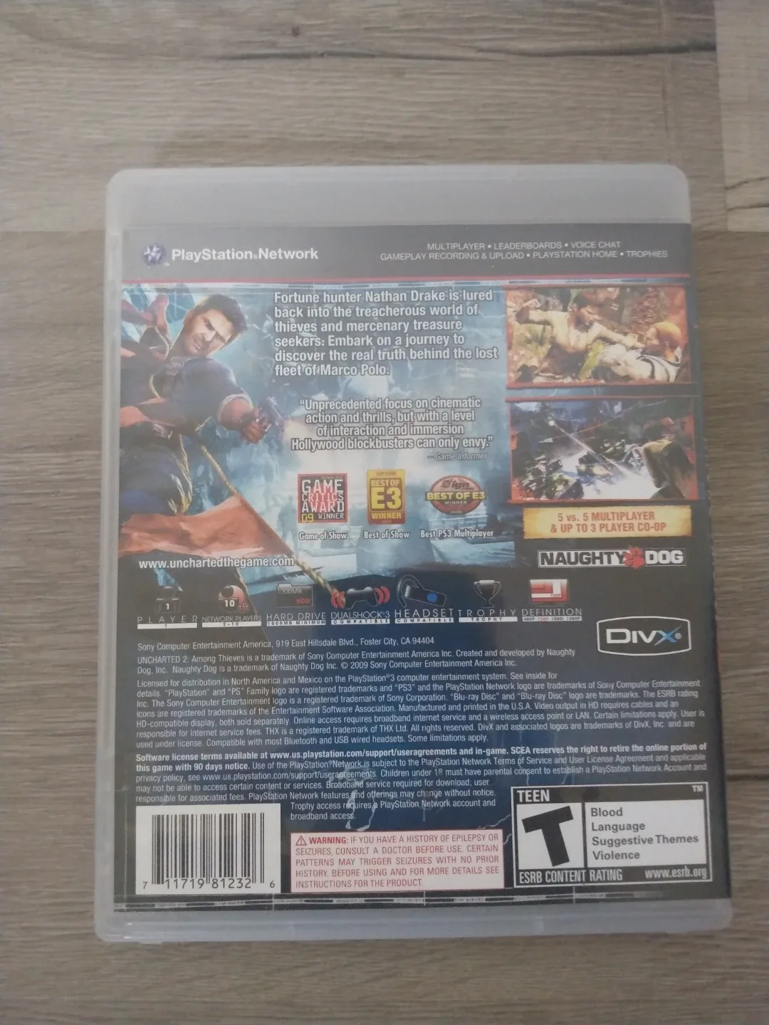 Uncharted 2: Among Thieves PlayStation 3 Game - photo 3