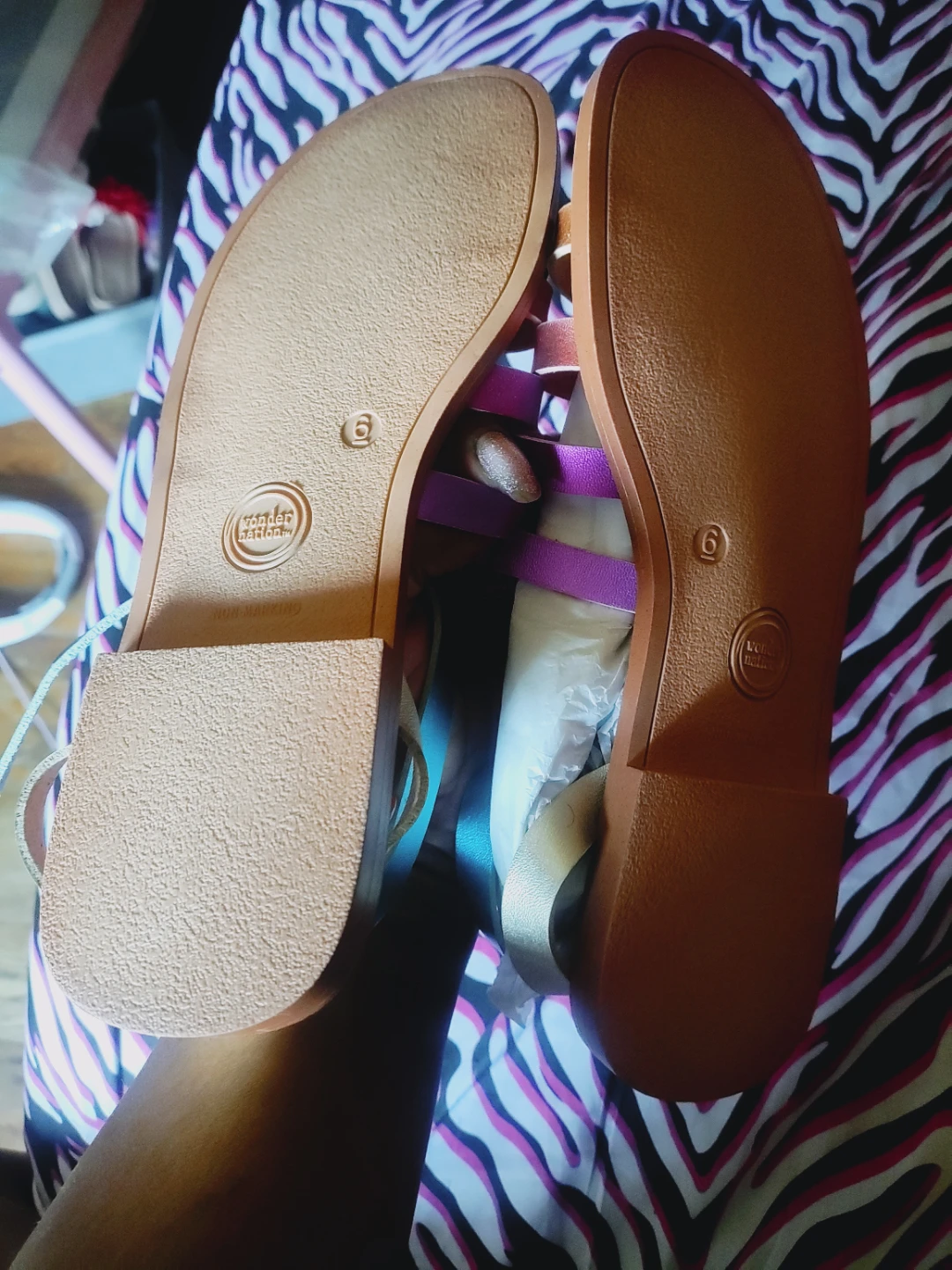 Big Girls Multi color Sandals Size 6 - photo 3